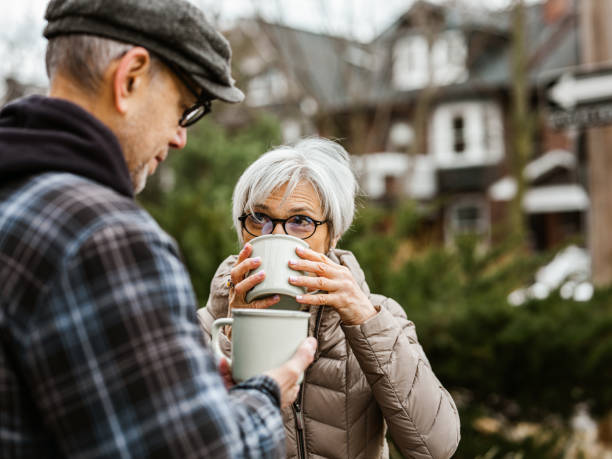 istock Senior couple in the spring garden 1307476838