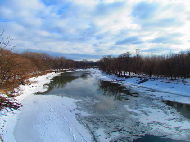 istock Beautiful view of the river 1307478073