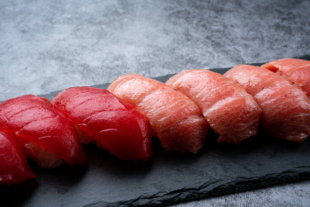 istock Nigiri Sushi with Tuna 1307483498