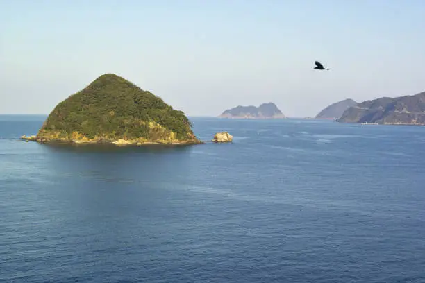 It features a large-scale ria coast, which is rare on the Sea of Japan side.