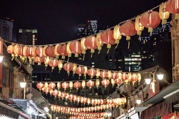 istock Lanterns and other nightlights in Chinatown 1307500929