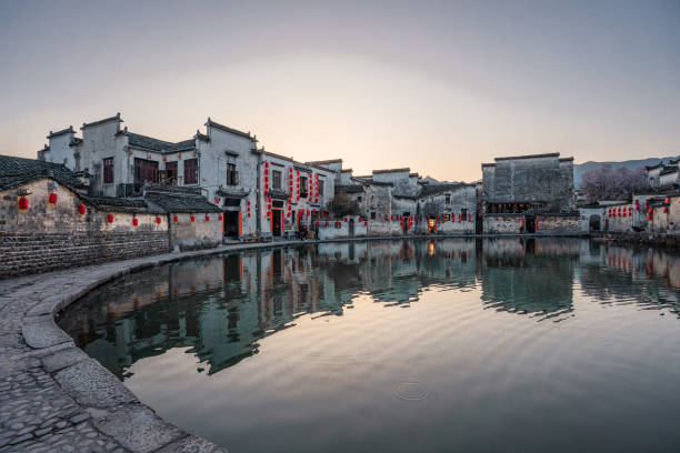 istock Hongcun village at sunset 1307505337