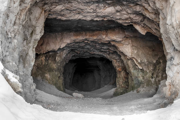 istock Entrance to the adits 1307508823