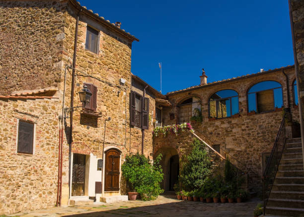 istock Buildings in Montemerano, Tuscany 1307515618