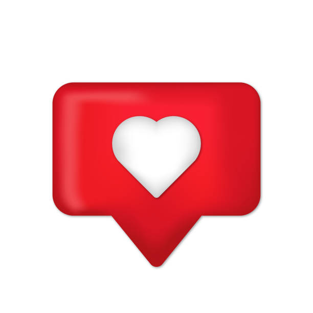 istock Notification Like icon. Love icon. Social media network app symbol. 1307524013