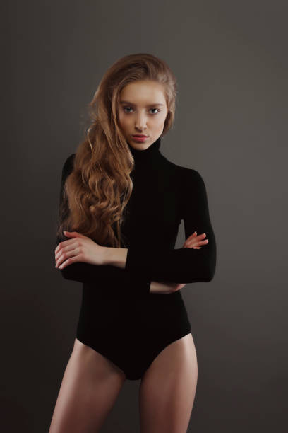 istock Model test with glorious pretty model with lush curly hair 1307526957