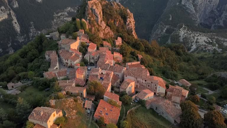 Rougon Mountain Village Drone