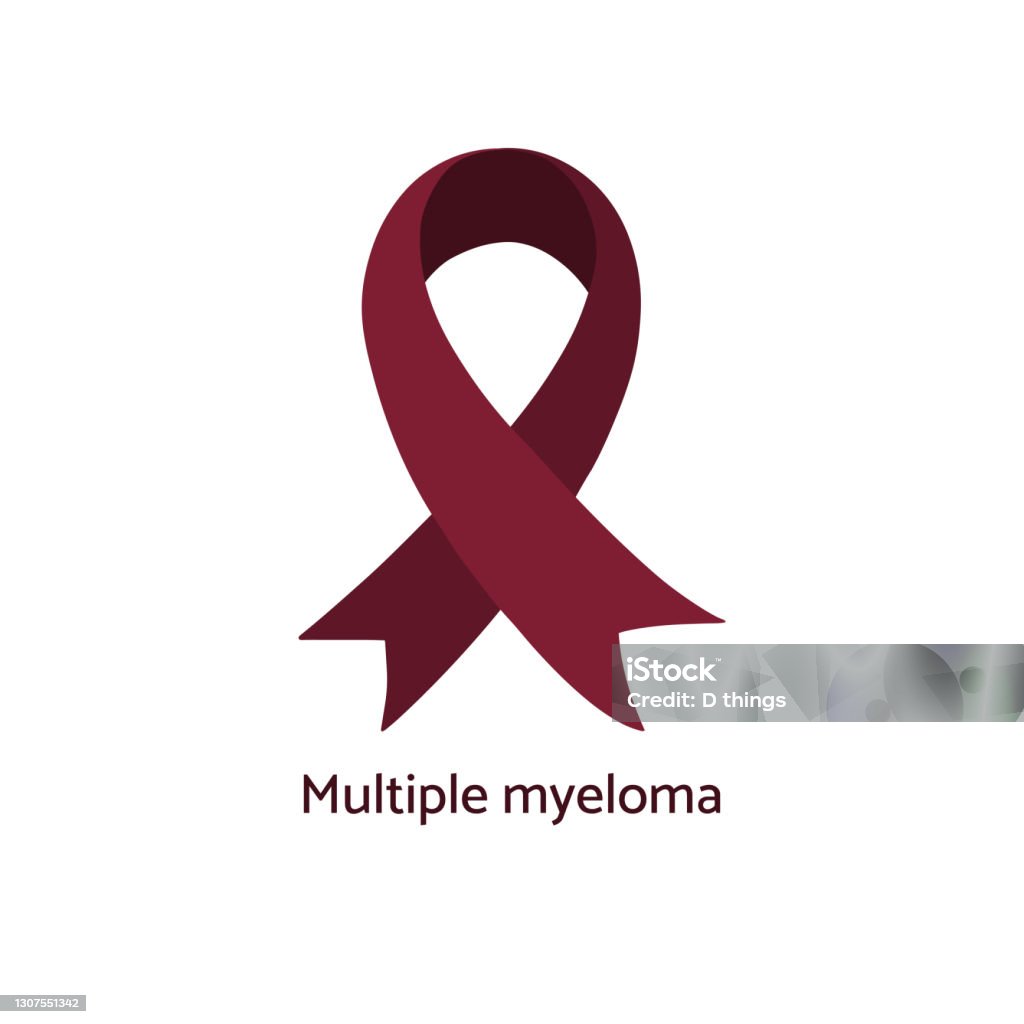 ProSticker.com 2522 Cancer Awareness Decal – Multiple Myeloma Ribbon Sticker (One)