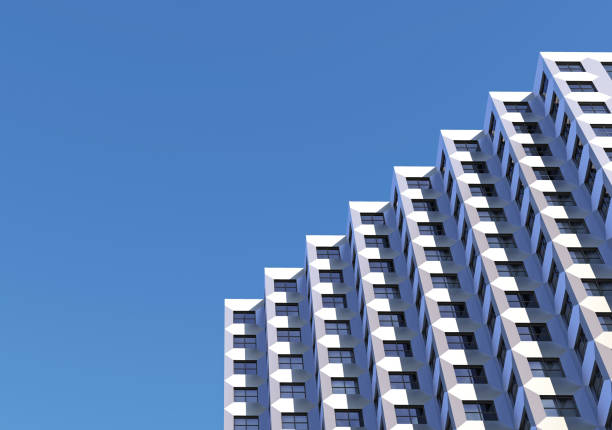 istock zigzag top of the building 1307562379
