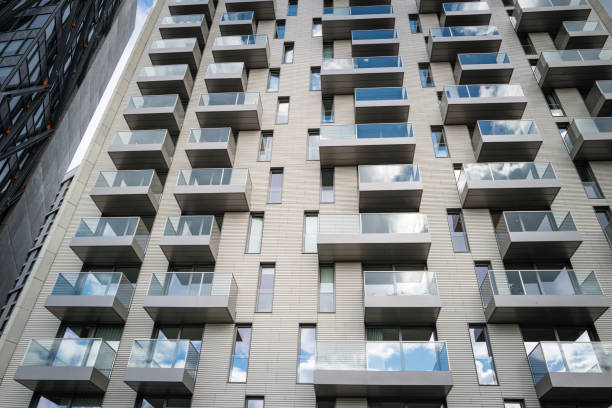 istock Modern Futuristic Architecture in the City 1307580602
