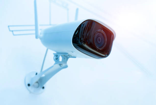 istock Control Recording And Inspection Electronic Cameras. Protection Property System Technology 1307581804