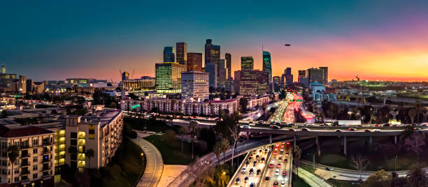 istock Los Angeles California freeways 1307585994