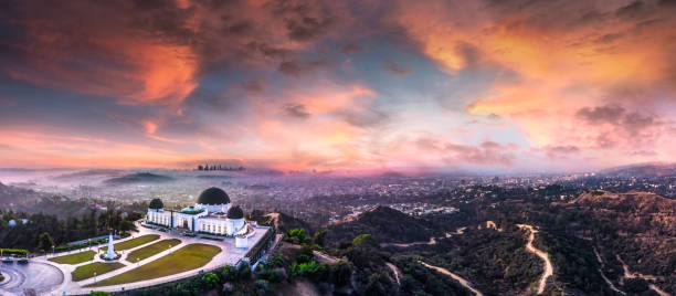 Griffith Observatory Los Angeles Griffith Observatory Los Angeles boulevard photos stock pictures, royalty-free photos & images