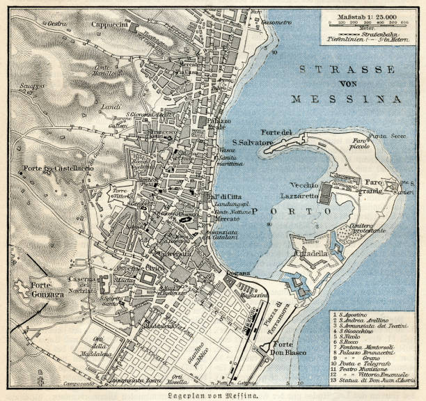 istock Port of Messina, Sicily - Italy 1897 1307589549