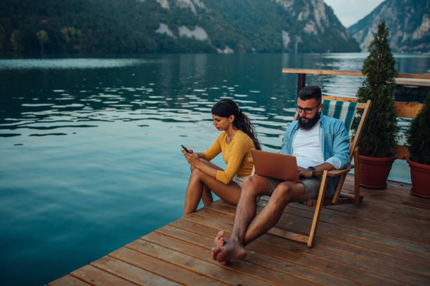 istock Relaxing together with some online entertainment 1307590247