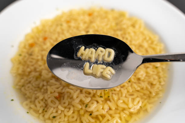 istock Alphabet Soup Letters Hard Life 1307591650