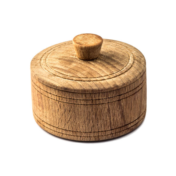 istock wooden bowl covered with a lid isolated on white background 1307604190
