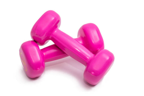 istock dumbbells isolated on white background 1307606670