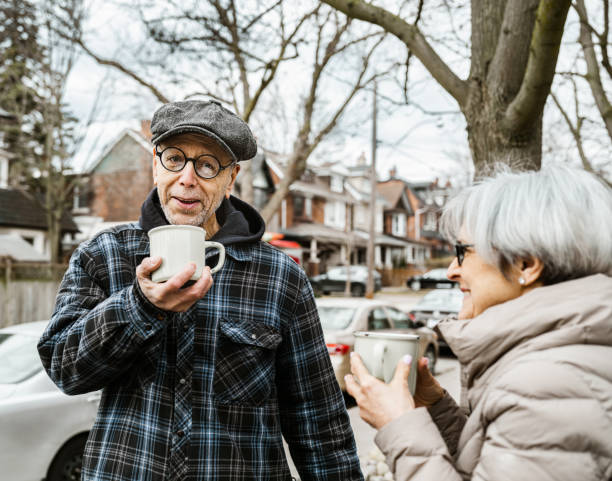istock Senior couple in the spring garden 1307611309