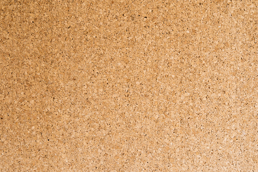 Cork board brown natural fine smooth pattern texture background blank empty panel