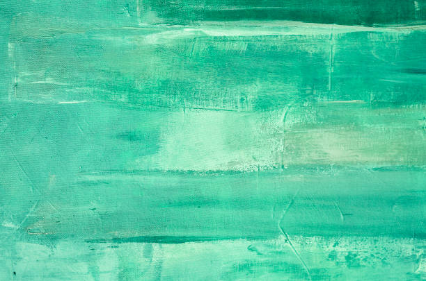 istock Green abstract painting background 1307616799