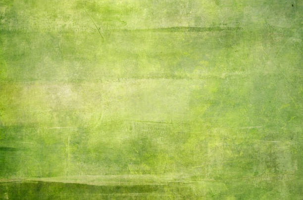 fond abstrait vert de peinture - paint stroke painting canvas photos et images de collection