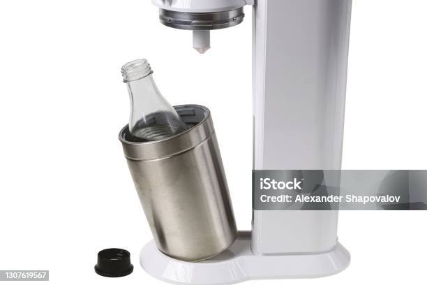 Close Up Inside View Of Sodastream Machine Sweden Stock Photo - Download Image Now