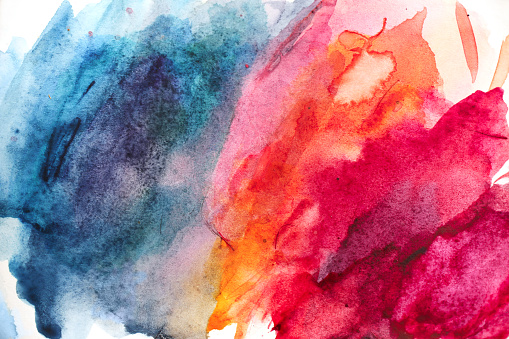 watercolor abstract background on papper
