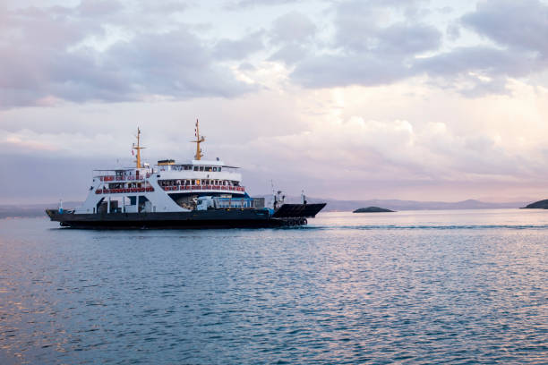 istock Cars and Passenger in Ferry 1307638826