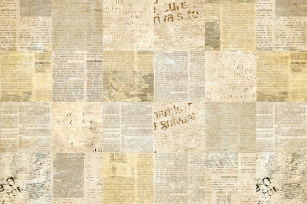 istock Newspaper paper grunge vintage old aged texture background 1307645866