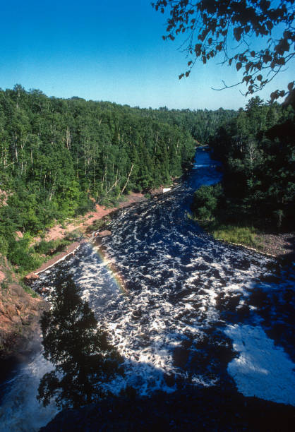 istock Tettegouche State Park - Looking Downstream From the Falls - 1988 1307668332