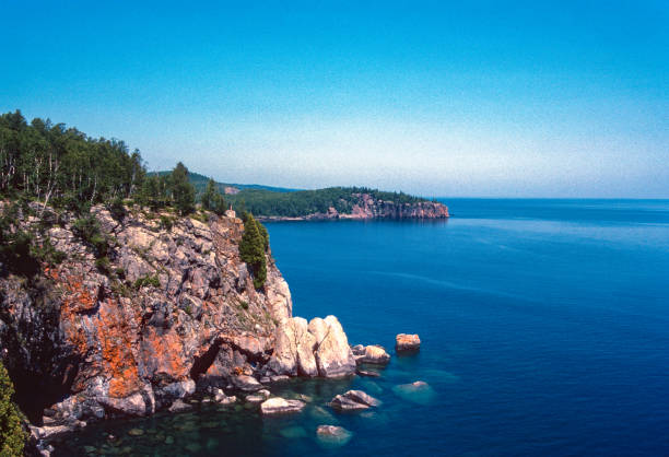 Split Rock Lighthouse State Park - Lake Superior Shoreline - 1988