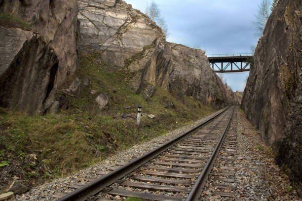 istock A section of the Beloretsk narrow-gauge road 1307689736