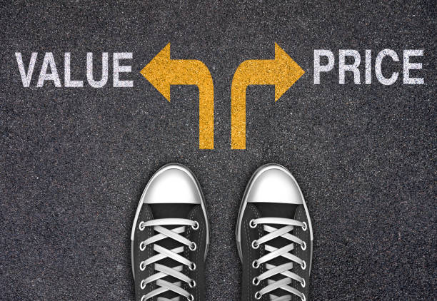 istock Decision at a crossroad - Value or Price 1307691494