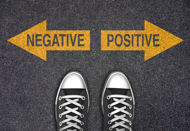 istock Decision at a crossroad - Negative or Positive 1307691588