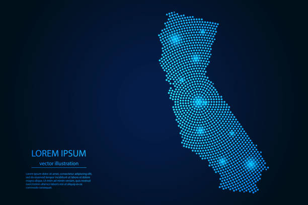CALIFORNIA 3D SIGN Stars and Stripes CALIFORNIA 3D SIGN 