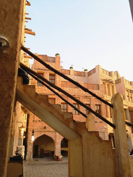 istock Souq Waqif in Doha 1307694454