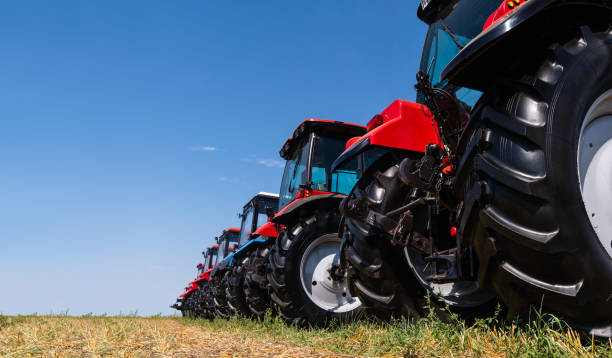 istock Agricultural tractors 1307707804