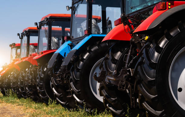 istock Agricultural tractors 1307707815