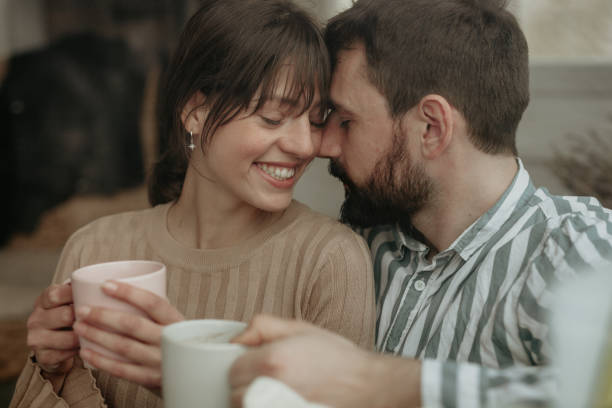 istock Close up image of a loving couple 1307714329