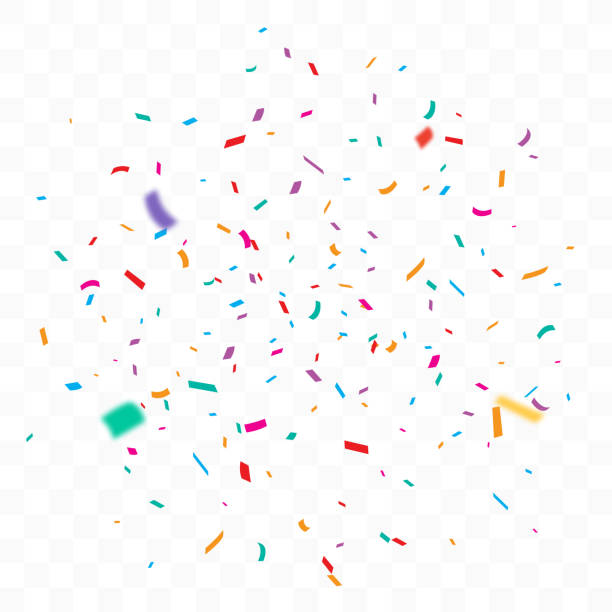 istock Colorful Confetti celebrations design isolated on transparent background 1307716801