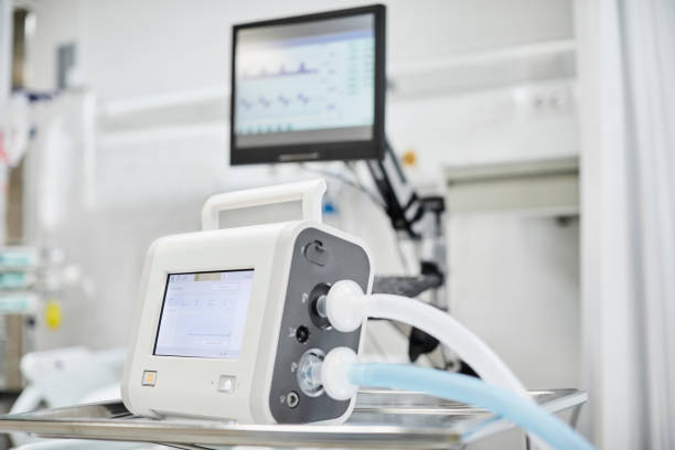 istock Close-up of pulse tracing machine in ward during COVID-19 1307721173