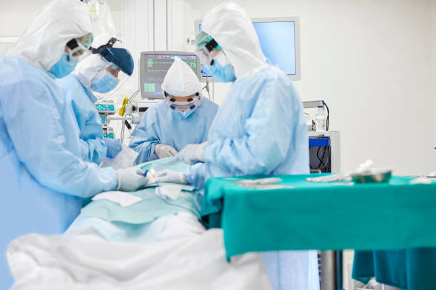 istock Surgeons operating in ICU during COVID-19 1307721862