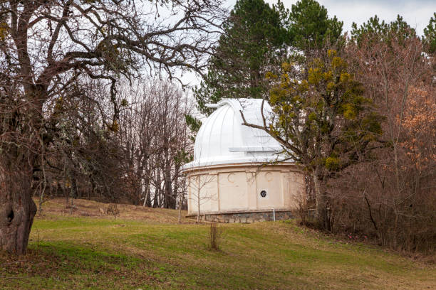istock settlement Scientific in Crimea, observatory located in the mountains 1307739617