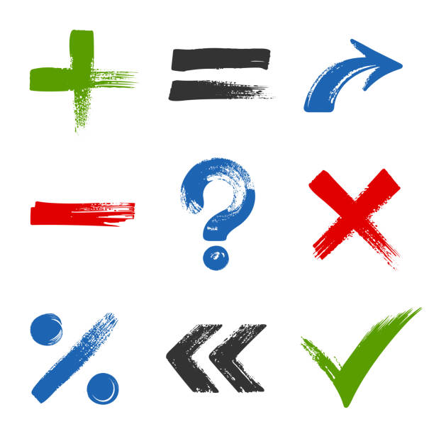 design von symbolen - checklisten, auswahloptionen, test-, quiz- oder umfragezeichen. - check mark letter x symbol checkbox stock-grafiken, -clipart, -cartoons und -symbole