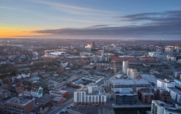 istock Sunrise in the city 1307742478