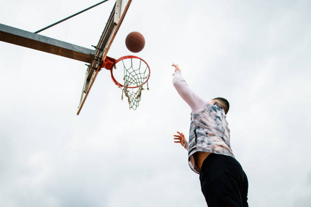 istock Portrait of young basketball player 1307745851