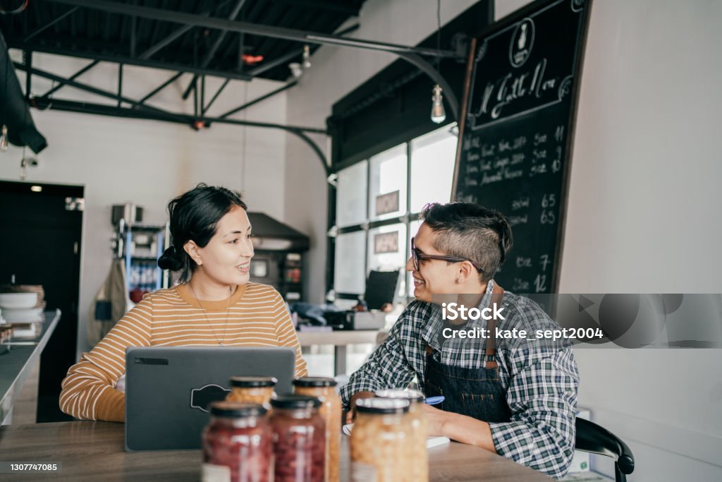 Owner of a small shop at work Small Business Stock Photo
