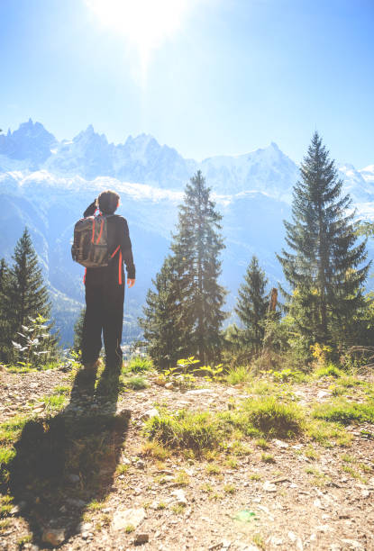 istock Hiking in French Alps 1307747502