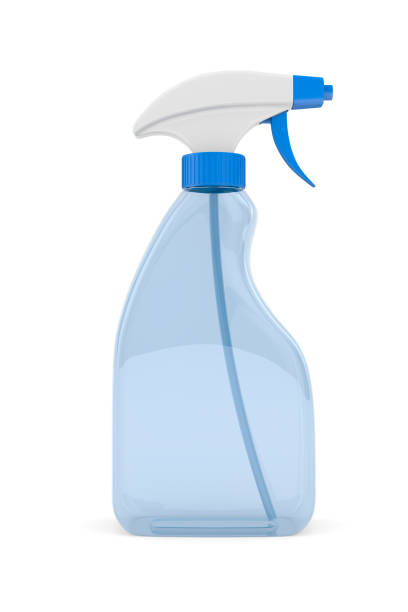 istock disinfectant spray on white background. Isolated 3d illustration 1307755484